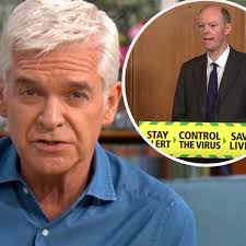 Following online trolling in march 2020, after chris whitty appeared in tv adverts giving. Phillip Schofield S Uncalled For Chris Whitty Dig Sparks Anger From This Morning Viewers Chronicle Live