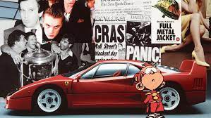 Elle va si vite qu'il faut désormais moins d'un quart d' heure pour aller du péage à la prison. 1987 La Ferrari F40 Les Grandes Orgues D Une Decennie Clinquante