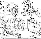 45022-T2G-A01 - Genuine Honda Set Pad Front (17Cl)
