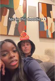 Nics Red Hoodie Love Island