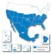 Map of southeast texas and southwest louisiana. North American Map Regions Garmin Support