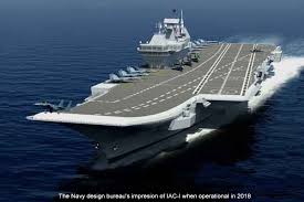 Carrier construction, however, has not kept in step with this lofty ambition. India Strategic Indian Navy Indian Navy To Launch Indigenous Aircraft Carrier Aug 12