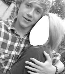 niall horan con su novia Montage photo