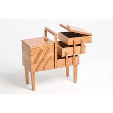 Wooden Cantilever Sewing Box Sewing Box Wooden Sewing Box Craft Box