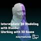 Intermediate 3D Modeling with Blender: Working event image