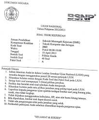 Smk Negeri 1 Kasreman Soal Un Tkj 2012 2013 Dan Kunci Jawaban