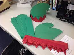 Elf Hat Construction Paper A Poster Board Head Band And One Jingle Bell At The Top For Auth Christmas Kindergarten School Christmas Party Preschool Christmas