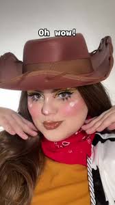 #woodycosplay #toystorycostume #genderbender #ghostober #halloweencostume  #halloweentiktok2021 #halloweentiktok #makeuptransformation