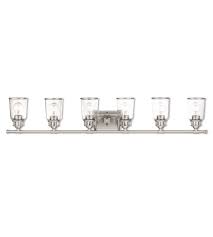 Maybe you would like to learn more about one of these? Livex Lighting 10516 91 Lawrenceville 6 Light 48 Inch Brushed Nickel Bath Vanity Wall Light