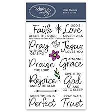 These are tools that you'll use constantly while card making. Buy Faith Opens The Door Clear Stamps Stamps Christian Clear Rubber Stamps Photopolymer Stamps Card Making Supplies Online In Germany B075tqjtm3