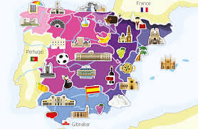 Populacja miasta wynosi około 3,3 mln, a całą ludność aglomeracji madrytu oblicza się na około 6. Mapa Hiszpanii
