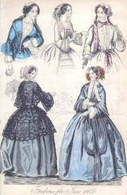 This dress was inspired by a number of old photographs of 1860s dresses. 37 1850s 1860s Drawings Ideas Fashion Plates Victorian Fashion 19th Century Fashion