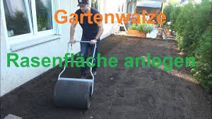 » startseite » foren » haus & garten » garagenboden begradigen. Gartenwalze Boden Ebnen Rasen Neu Anlegen Mit Einer Bodenwalze Rasenwalze Youtube