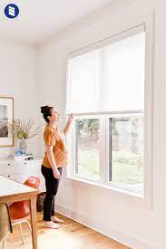Minimalist Mid Century Dining Room Makeover With Paper And Stitch Blinds Com Mid Century Dining Room Dining Room Makeover Mid Century Dining