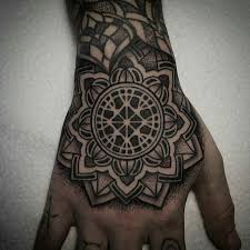 Geometric tattoo design simple #geometrictattoos. Artist Zellkern Tattoo Tattooartist Geometric Mandala Geometrictattoo Sacredgeometry Dotw Hand Tattoos For Guys Geometric Sleeve Tattoo Sleeve Tattoos