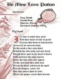 Be Mine Love Potion Potions Recipes Easy Love Spells Spells Witchcraft