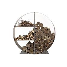 Efp 21 Range Buches Epure Et Design Rond Range Buche Porte Buche Design Cheminee Suspendue