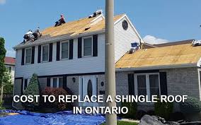 Ranch house using asphalt roof shingles. Average Price To Replace An Asphalt Shingle Roof Mississauga Milton Oakville