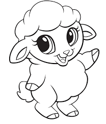 100% free farm animal coloring pages. Baby Lamb Coloring Page Free Printable Coloring Pages For Kids