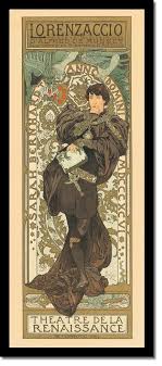 Lorenzaccio Alphonse Maria Mucha Les Maitres De L Affiche Print From Print Masterpieces All Artwork Can Be Optionally Framed Print Masterpieces C Mucha Art Alphonse Mucha Art Art Nouveau Mucha