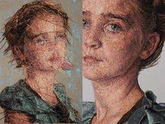 29 Embroidered portraits by Cayce Zavaglia ideas