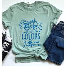 Paint With All The Colors Of The Wind Sage In 2019 Cute Disney Shirts Disney Tees Disney Outfits