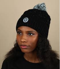 Cappello da sci con pompon per uomini, donne e bambini