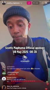 Scotts Maphuma's Official Apology to South Africa