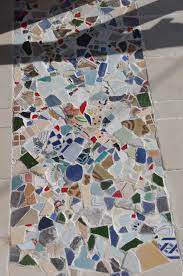 We Made This Mosaic With Broken Old Tiles At The Home Entrance Floor Mosaic Flooring Mosaic Floor Tile Broken Tile Mosaic