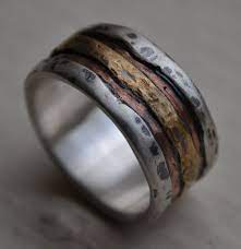 Rustic Wedding Ring Rustic Wedding Bands Mens Wedding Bands Wedding Men