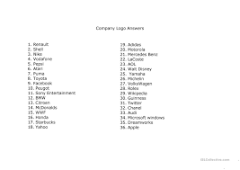 Quiz Worksheet Free Esl Printable Worksheets Made By Teachers Logo Quiz Answers Logo Quiz Logo Answers