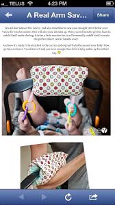 A Red Arm Saver Diy Infant Car Seat Arm Cover Supplies Baby Car Seats New Mommy Gifts Baby Sewing