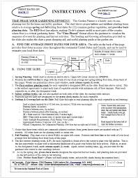 Chart Instructions With Frost Dates Pdf Clydes Garden