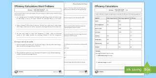 Users can also review the california energy efficiency evaluation protocols: technical, methodological and reporting requirements for evaluation professionals (pdf)(292 pp, 1m). Energy Efficiency Worksheet Pack Teacher Made