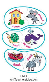 Rhyming Game With Free Printable Rhyming Games Rhyming Words For Kids Free Rhymes
