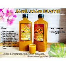 Berikut manfaat kunyit putih untuk kesehatan. Jamu Asam Kunyit Untuk Wanita Dan Lelaki Shopee Malaysia
