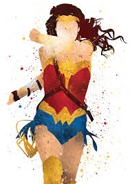 Pgbureau 8x10 P36 Wonder Woman Poster Drawing Forkids Female Easy Original Projects Conc Wonder Woman Art Wonder Woman Wall Art Wonder Woman Drawing