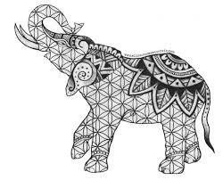 You can print the coloring pages, or color them online with color gradients and patterns. Elephant Coloring Page For Adults Novocom Top