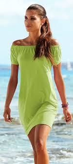 Lime Green Beach Summer Dress Short Beach Dresses Fashion Beach Dresses