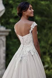 Silk wedding dress size 12 beaded swarovski crystal lace buttons crepe straps. Off The Shoulder Wedding Dresses Sincerity Bridal
