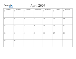 Check spelling or type a new query. April 2007 Calendar Pdf Word Excel