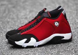 Red Black White Jordan 14 Pin On Sneakers