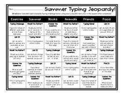 Ask questions and get answers from people sharing their experience with risk. Summer Jeopardy Worksheets Teaching Resources Tpt
