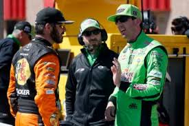 Poses with the trophy after winning the monster energy nascar cup series going back to 1993, when nascar instituted electronic scoring, there have been only 18 races won by kyle busch turns it up to 11. Joe Gibbs Was Sweating Over Potential Truex Busch Rivalry