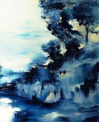 The greatest pieces of abstract art. Icy Blue Abstract Painting By Larry Ney Ii