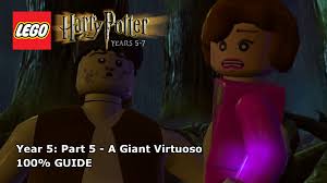 After getting to the trapdoor, switch to ron and use scabbers. Lego Harry Potter Years 5 7 A Giant Virtuoso 100 Guide