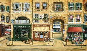 Les Rues De Paris Painting Les Rues De Paris Fine Art Print Rue De Paris Rue Et Painting