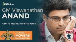 Anand Leads High-Scoring Indian Contingent In PRO Chess Round 6