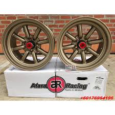 Hitam metalic (1 year paint). Ar Atara Racing 9jj Bronze Original Sport Rim Shopee Malaysia