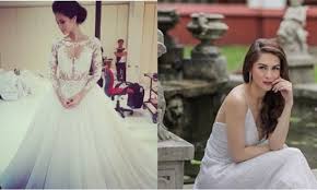 Heart evangelista's wedding gown is such a beauty! Look Heart Evangelista Marian Rivera Wear Wedding Gowns Photos Philippine News